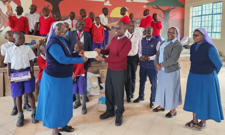 KCCB Staff Visit Kwetu Home of Peace in Kamulu, Bringing Hope to Street Children